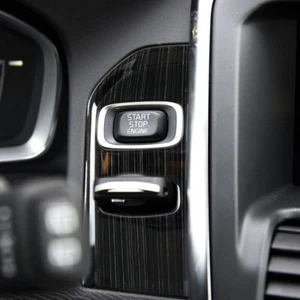 Car Console Panel Key Start Button Frame Cover Trim For Volvo XC60 2013-2017 LHD - Picture 1 of 6