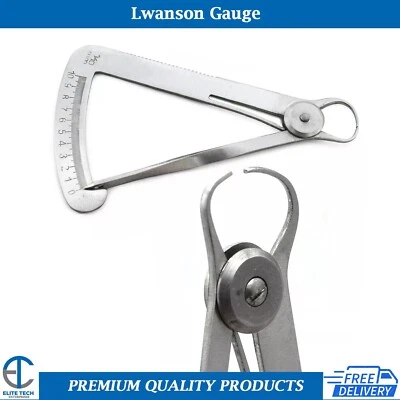 Dental lwanson Instruments Spring Caliper Gauge Orthodontic Lab Instruments - image 1 of 4