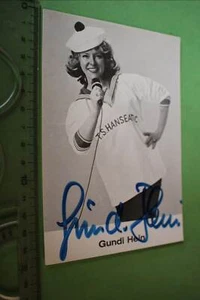 gran tarjeta antigua - Gundi Hein original firmada - Imagen 1 de 1