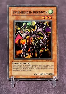 Twin-Headed Behemoth - Super Rare - LOD-063 - Yugioh - MP - Picture 1 of 4