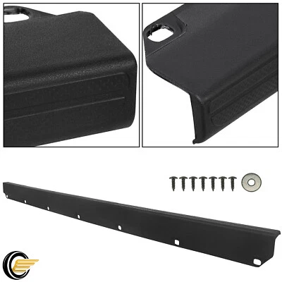 Tailgate Molding Protector Cover Top Cap For Toyota Tacoma 2005-2015 ABS Black - Image 1 of 4
