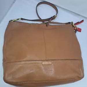 Bolso de Mano Coach Cuero Guijarro J1305-F23293 Marrón Ver Fotos para Estado - Imagen 1 de 8