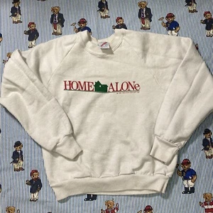 VTG YOUTH Jerzees HOME ALONE Movie Promo Crewneck Sweatshirt Youth LARGE USA - Picture 1 of 9