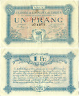 France - BILLET - Chambre de Commerce de TARBES - UN FRANC - 1917 - JP.120.18