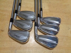 TITLEIST 2023 T200 Forged 6-PW,48* IRONS IRON Set AeroTech SteelFiber Seniors - Picture 1 of 7