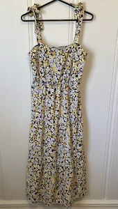 Social Standard By Sanctuary Midikleid Blumenmuster Stufen ärmellos Schulter zum Binden M - Bild 1 von 9