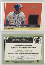 2016 Heritage Minor League Edition Clubhouse Collection Relics Raimel Tapia