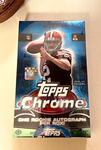 2014 Topps Chrome HOBBY BOX SEALED (1 AUTO/Box) A.DONALD M.EVANS D.ADAMS OBJ RC? - Picture 1 of 2