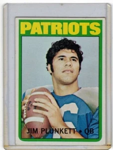 Tarjeta de novato 1972 Topps Football #65 Jim Plunkett - Imagen 1 de 2