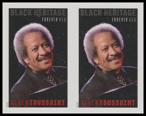 US 5957a Black Heritage Allen Toussaint imperf NDC horz pair MNH 2025 - Picture 1 of 1