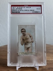 1911 W.D. & H.O. WILLS JIM JEFFRIES PSA 3