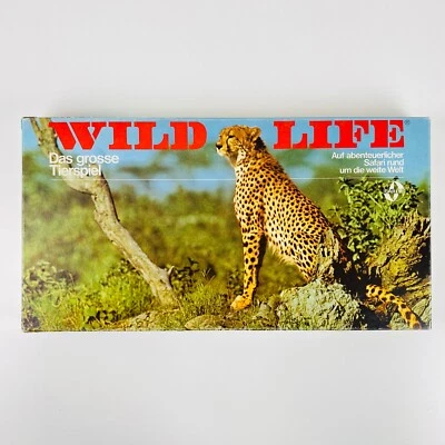 Wild Life - Carlit 1964 Brettspiel Gepard Ausgabe Inhalt Neuwertig 100% Komplett - Bild 1 von 4
