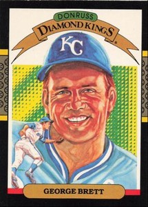1987 Leaf George Brett Kansas City Royals #15