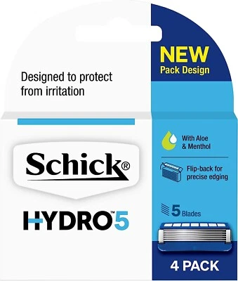 Schick Hydro 5 4 Pack Razor Cartridges - New - image 1 of 4