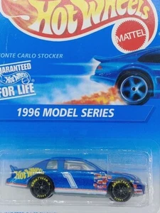 Hot Wheels #440 1996 Model Series Monte Carlo Stocker GoodYear 7SP's New On Card - Picture 1 of 3