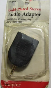 RadioShack vergoldet Stereo Audio Adapter 274-0888 neu und versiegelt - Bild 1 von 2