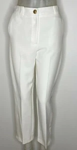 Brand New Miss Selfridge Cropped Trousers In White All Sizes RRP £35 - Picture 1 of 9