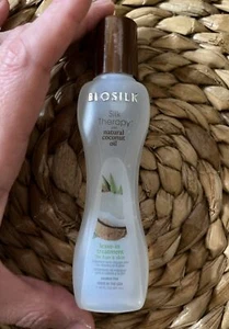 Biosilk Silk Silk Therapy Coconut Oil Leave In Treatment 2.26 fl oz Travel Size - Picture 1 of 2
