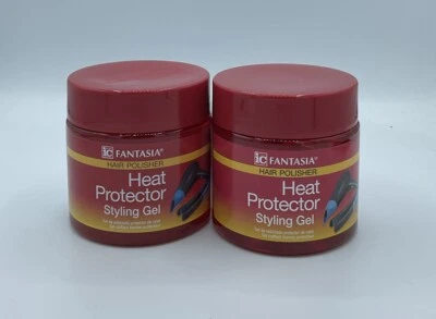 IC Fantasia Heat Protector Styling Gel 16 Oz/454 g LOT OF TWO Foto 1 de 2