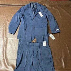 Tommy Hilfiger Boy's 2-Piece Formal Suit Set Navy Blue Size 18 Jacket 16H Pants - Picture 1 of 10