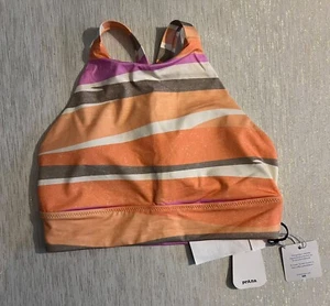 prAna Women’s Marine Street Swim Top -High Neck Multicolor Sz XS NWT - Picture 1 of 3