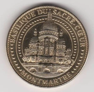 A 2011 TOKEN MEDAILLE A-B -- 75 018 N°1 BASILIQUE SACRE-COEUR MONTMARTRE - Picture 1 of 2