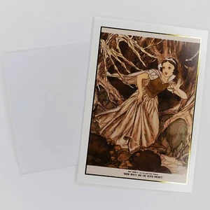 Biancaneve e i sette nani biglietto vuoto archivi Disney Gustaf Tenggren - Foto 1 di 4