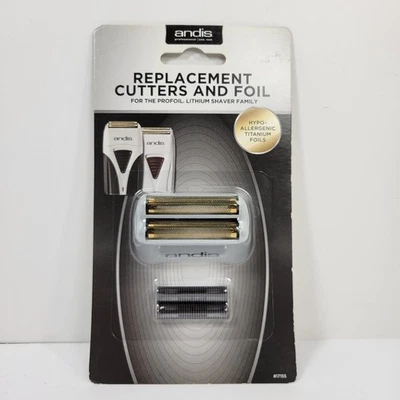 Andis REPLACEMENT CUTTERS AND FOIL Titanium NIB  # 17155 - Image 1 of 4