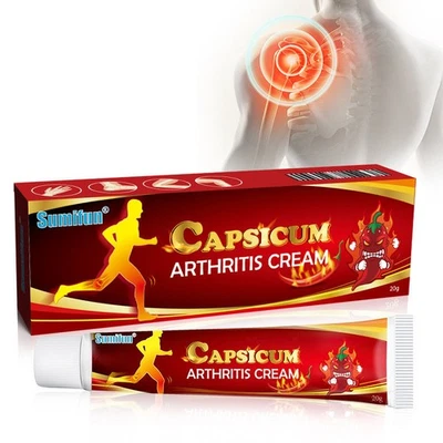 Capsaicin Hot Rheumatoid Arthritis Joint Pain Relief Capsicum Arthritis Cream - Image 1 of 4