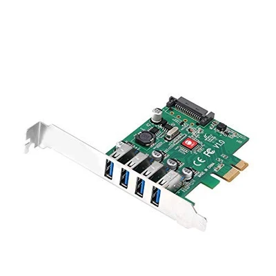 SIIG DP USB 3.0 4-Port PCIe Host Card (jup40a11s1) - Image 1 of 4