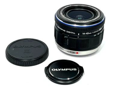 Near Mint Olympus M.Zuiko 14-42mm f/3.5-5.6 ED Lens **RARE METAL MOUNT** #0213 - image 1 of 4