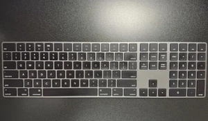 Apple Magic Keyboard with Numeric Keypad Space Gray/Black A1843 (Used) - Picture 1 of 7