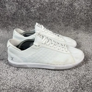 Flux Adapt Shoes Mens 12 Trainer White Barefoot Minimal Knit Sneakers Workout - Picture 1 of 11