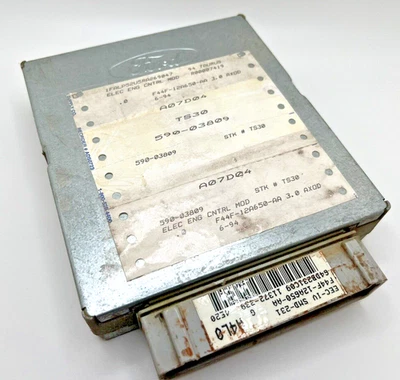 1994 Ford Taurus Mercury Sable 3.0L ECM Engine Control Module F44F-12A650-AA - Image 1 of 4