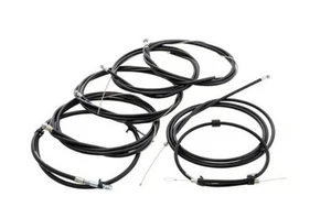 Black Cable Set Kit SIP for Vespa P80-150X/PX80-200E/Lusso 1°/P150S/P200E - Picture 1 of 1