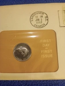 1966 #37 99 COMPANY FIRST DAY ISSUED CANADIAN PURE 5C RABBIT RUNNING LEFT+ STAMP - Picture 1 of 8