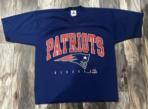Camiseta de fútbol vintage Riddell Label - 1997 New England Patriots grande - Imagen 1 de 5