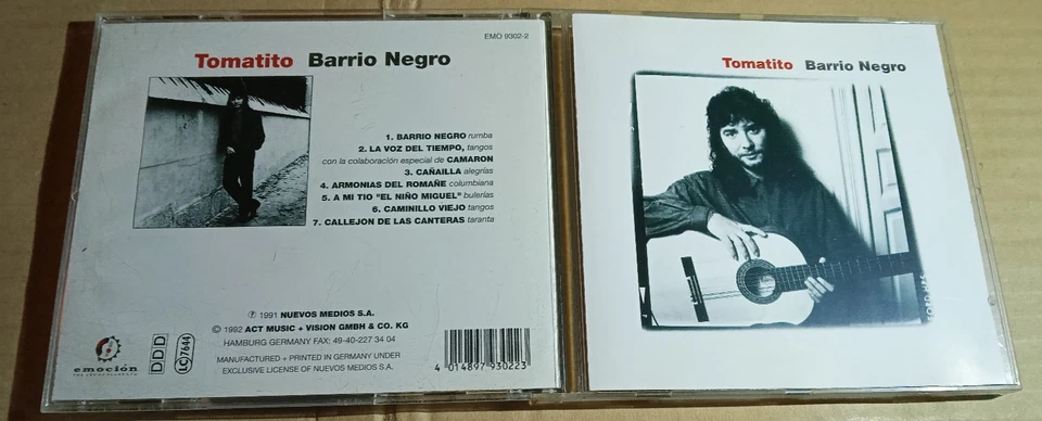 Tomatito – Barrio Negro    CD    -     (JG3103) - Bild 1 von 2