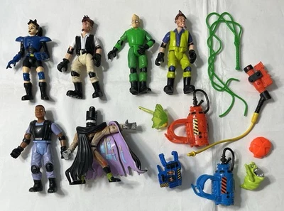 Lote de figuras de acción vintage Trendmasters Extreme Ghostbusters Slimer Sam Hein 1997 Foto 1 de 4