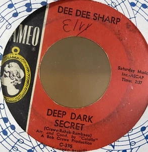 Dee Dee Sharp - Deep Dark Secret / Good (7") 45 RPM Cameo Funk Soul G- - Picture 1 of 3