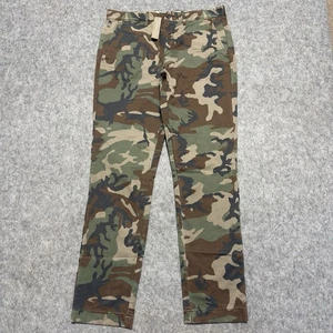 J Crew Pants Men 31X32 Brown 770 Oarsman Always Camo Chino Vintage Inspired - Picture 1 of 10