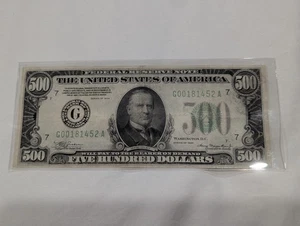 VF 1934 Chicago $500 Five Hundred Dollar Bill - Picture 1 of 5