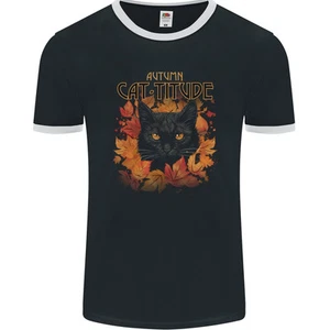 Otoño Catitude Cat Hombres Ringer Fotl - Imagen 1 de 3