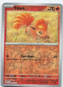 Vulpix 016/191 Common Reverse Holo SV08: Surging Sparks NM Pokémon - Picture 1 of 2