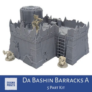 Da Bashin Barracks A | Warpzel-1A | Paisaje de terreno orco para juegos de guerra de mesa - Imagen 1 de 8