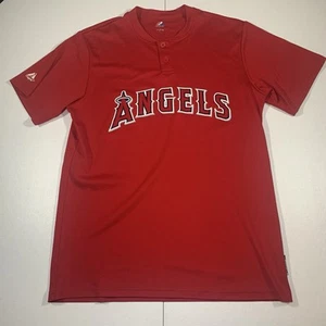 Los Angeles Angels MLB Majestic Cool Base Men's Red Jersey Size Medium - Picture 1 of 8