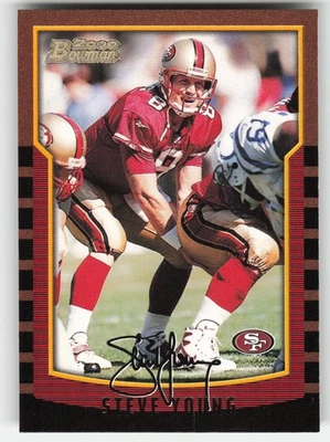 Steve Young, 2000 Bowman, #88, San Francisco 49ers, - Image 1 of 2