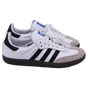 Adidas Samba Og Sneakers In Leather Women White Size 5.5 - Picture 1 of 9
