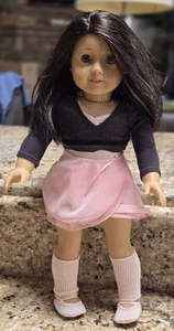 American Girl Doll 18" Mint Condition Dark Brown Brunette, Brown Eyes - Picture 1 of 11