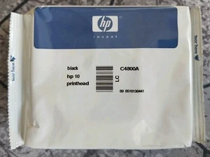 HP 10 Druckköpf Schwarz C4800A Original HP 2000c/cn 2500c/cn Designjet Colorpro - Bild 1 von 6